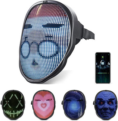 Masque protecteur futé de l'appli LED de Bluetooth Smartphone brillant la lumière faciale de Cosplay