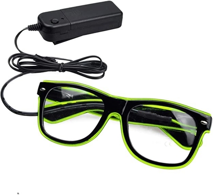 Party Rave Light Up EL Wire Lunettes Luminous Dark Glowing