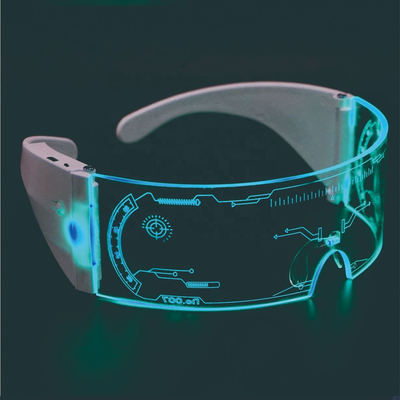 Les verres lumineux futuristes de LED 7 couleurs allument l'USB rechargeable pour des adultes