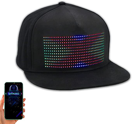 Édition du chapeau de Bluetooth LED avec le contrôle mobile programmable d'appli