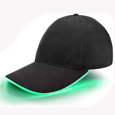 Les casquettes de baseball instantanées de la lueur LED allument le chapeau pour l'interprétation de Hip Hop