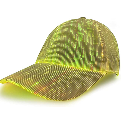 7 chapeaux de clignotant lumineux de casquettes de baseball des lumières LED de couleur pour la disco de partie