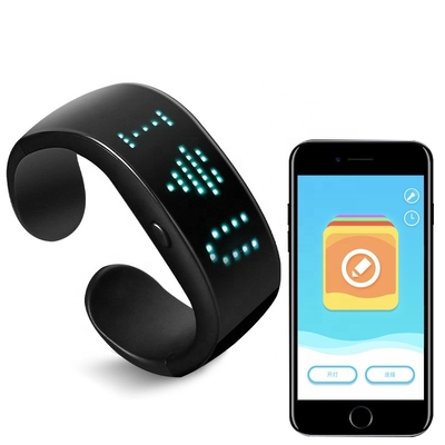 Bracelet à télécommande Bluetooth du message LED d'affichage Editable