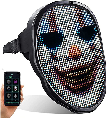 Masque protecteur futé programmable de LED avec MAh Battery App Control 2000