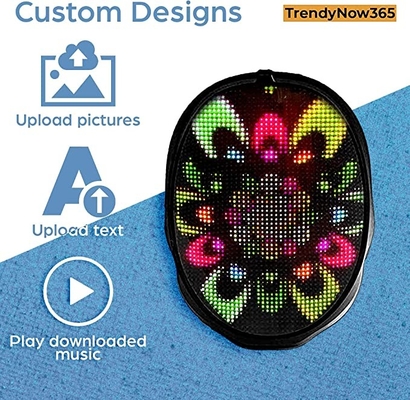 Masque protecteur futé programmable de LED avec MAh Battery App Control 2000