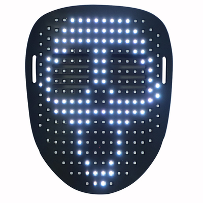 Le masque protecteur futé rechargeable d'USB LED avec 25 Glowy fait face et 25 animations