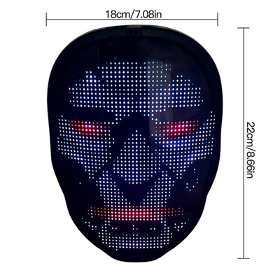 Le masque protecteur de DIY Smart LED a mené le plein masque protecteur léger avec la batterie rechargeable