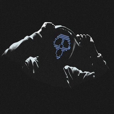 Visage adulte de contrôle de geste de masque protecteur de Halloween LED changeant le type remplissage d'USB de C
