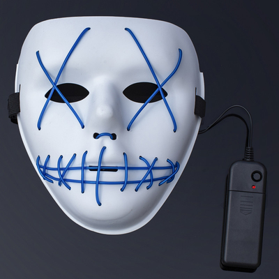 La LED allument le masque protecteur