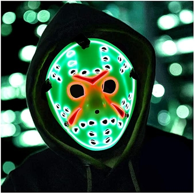 Jason Horror Halloween LED Cosplay le masque protecteur pour la mascarade