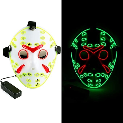 Jason Horror Halloween LED Cosplay le masque protecteur pour la mascarade