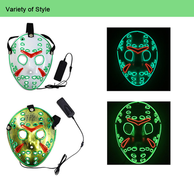 Jason Horror Halloween LED Cosplay le masque protecteur pour la mascarade