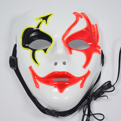 Masque protecteur de Halloween LED d'horreur avec la mousse à l'intérieur de confortable à porter