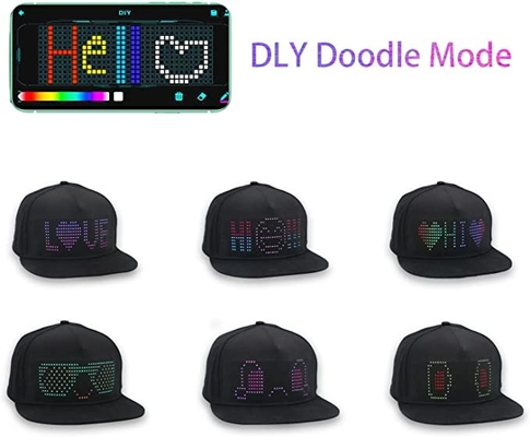 Édition du chapeau de Bluetooth LED avec le contrôle mobile programmable d'appli
