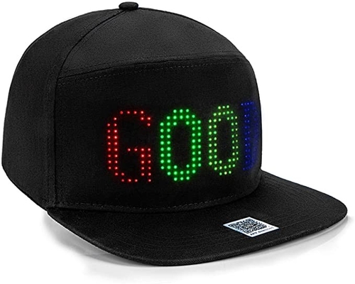L'APPLI 100% de chapeau de Bluetooth LED de coton a commandé des signes d'affichage de DIY