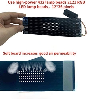 Chapeau programmable LED Bluetooth Cap intelligent de contrôle d'application personnalisé