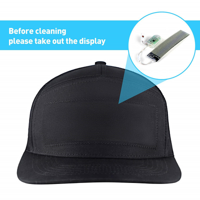 Réglable détachable de programme de chapeau de Bluetooth LED de contrôle d'appli