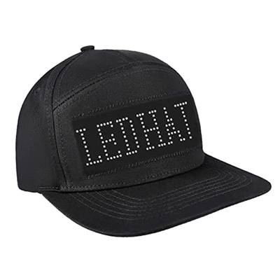 Lumière blanche programmable Adjustbale de chapeau de message de Bluetooth LED
