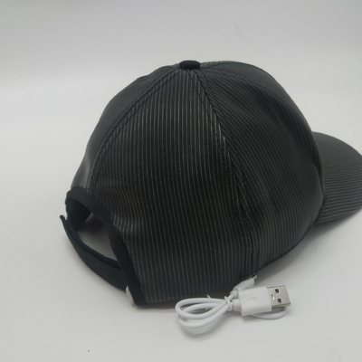 Chapeaux lumineux de casquette de baseball de LED avec le remplissage léger d'USB de 7 couleurs