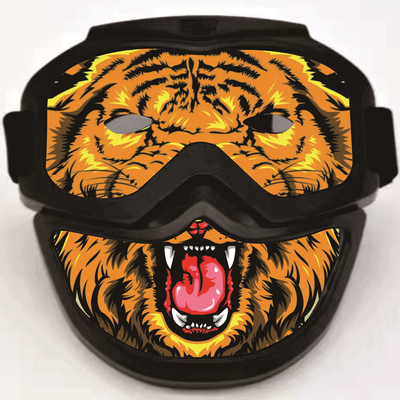 L'animation activée saine Halloween mené de clignotant le masque protecteur pour le festival de partie