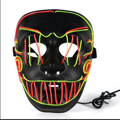 Le joker croisé Halloween de point a mené le masque protecteur pour la partie que Coplay s'allument dans l'obscurité