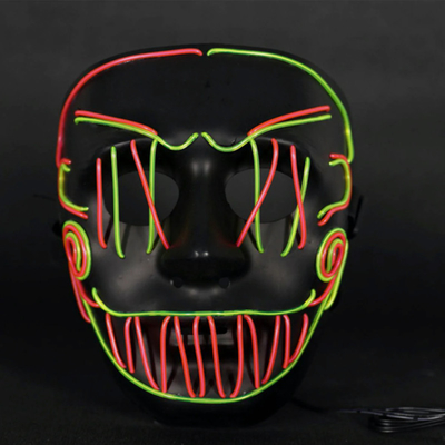 Le joker croisé Halloween de point a mené le masque protecteur pour la partie que Coplay s'allument dans l'obscurité