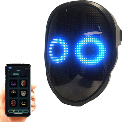 Masque protecteur futé programmable de LED Bluetooth brillant pour la partie Cosplay de Halloween
