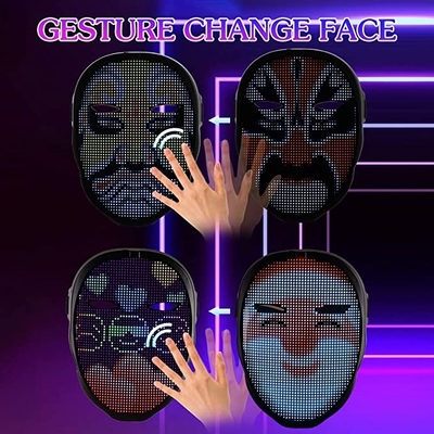 Masque programmable de Bluetooth LED pour la mascarade de partie de Cosplay de costume